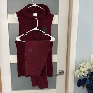 Hera/Hero Men's Workout Hooded Sports Vest Size M/Sleeveless  and joggers Size L